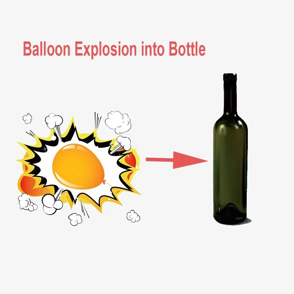

Balloon Becomes Bottle Stage Magic Tricks Props for Professional Magician