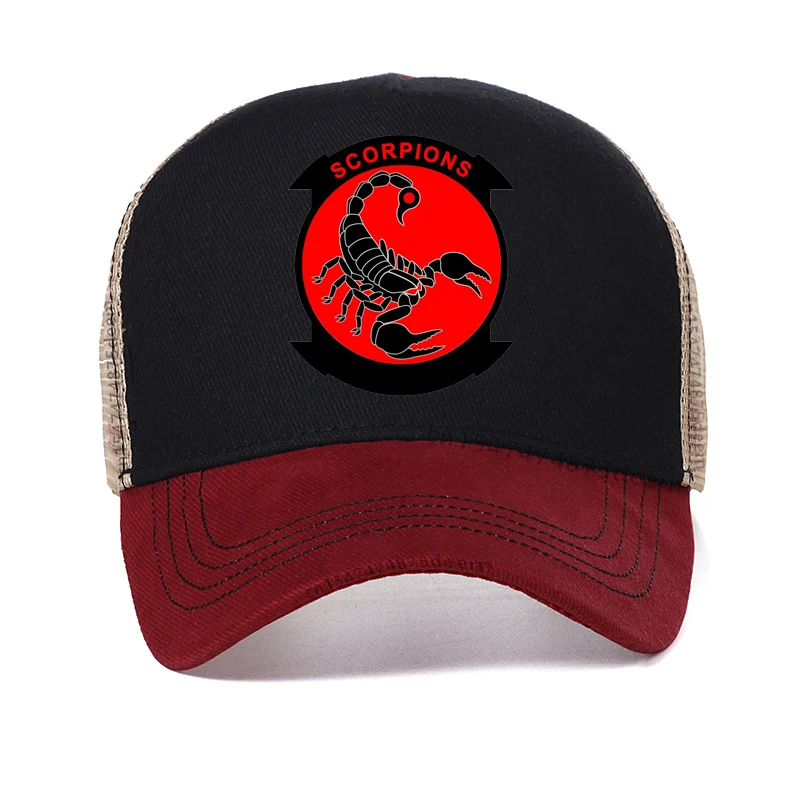 

Hot Mesh Animal Scorpion Baseball Caps fashion printing Adjustable Cap Women Men Truck Driver Bone Hat Casquette