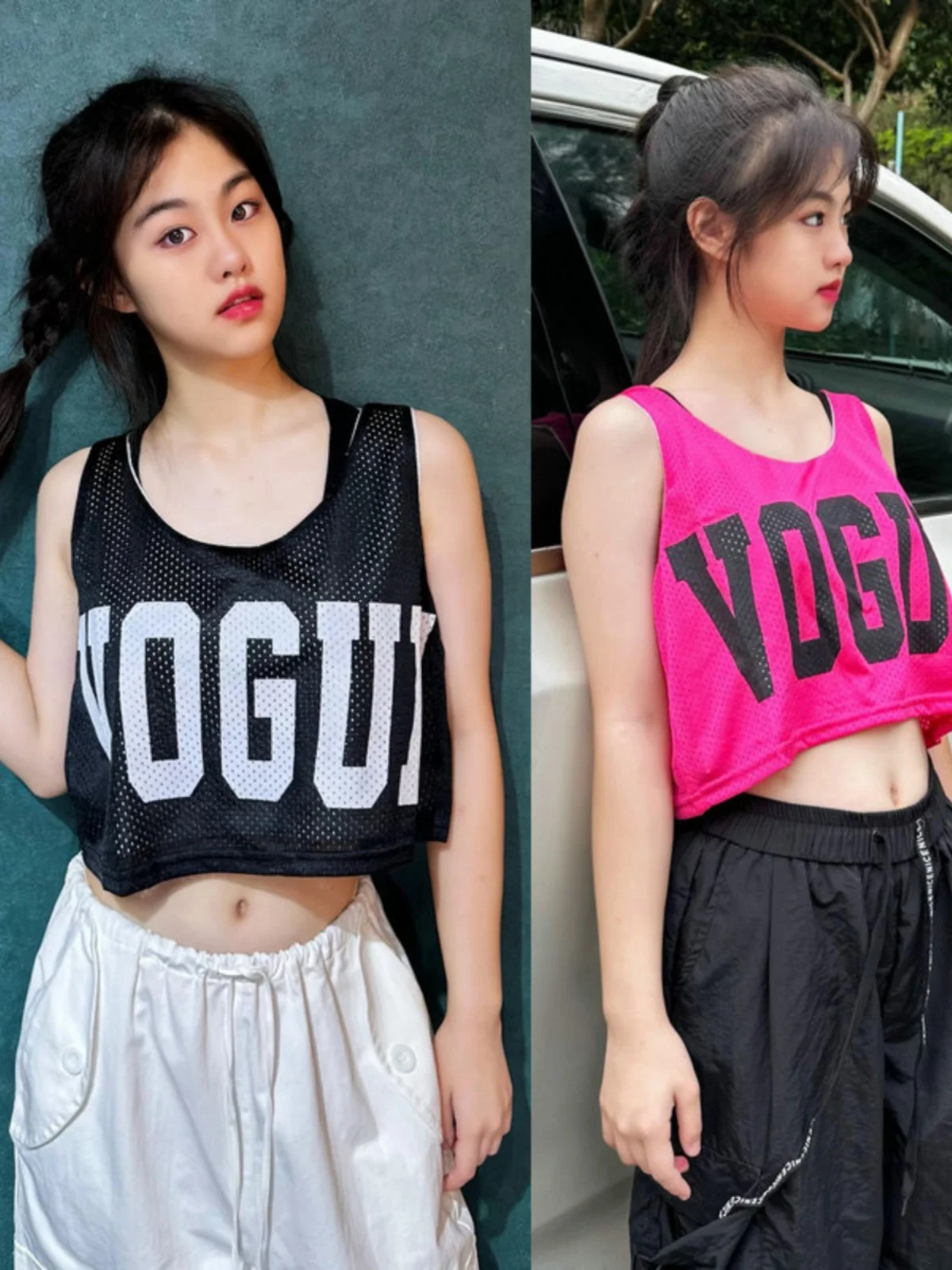 

Loose Fitn Vest Women's ort Dance Practice Basic Sle Jazz Dance Top K Dancing Suit Polyester Summer 2024