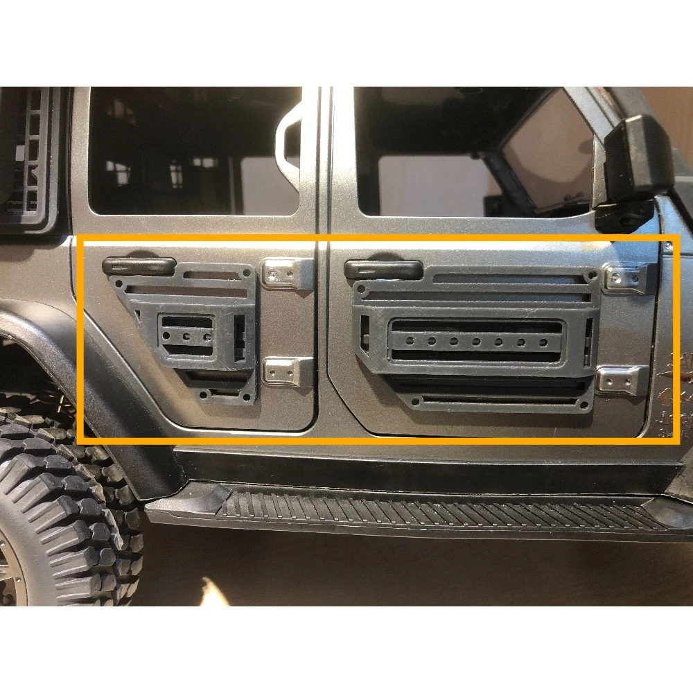 MN MN128 RC カースペアパーツ車のドアガードメッシュシミュレーションアクセサリー