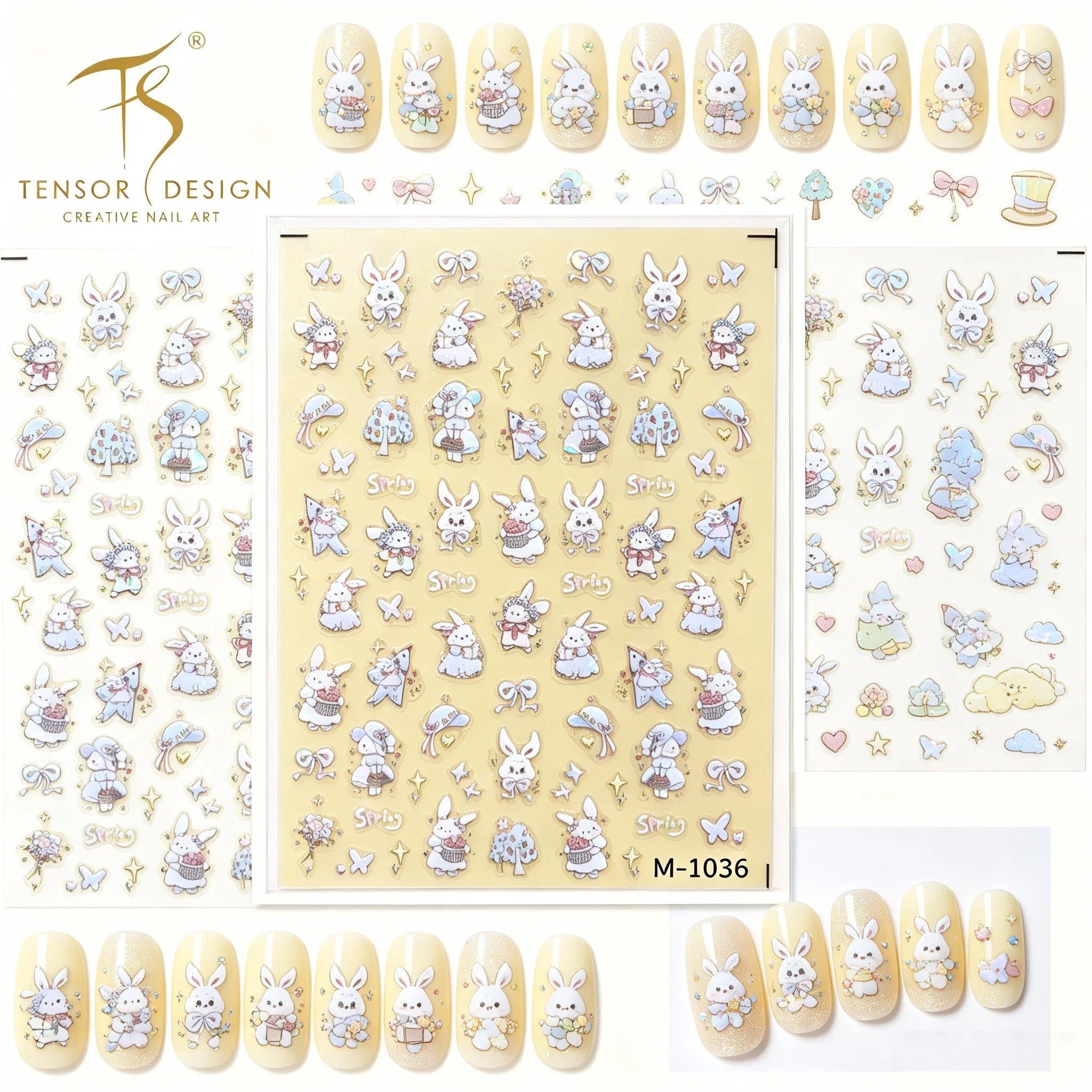 Nail Art Elegan - Наклейки для ногтей TENSOR NAIL с