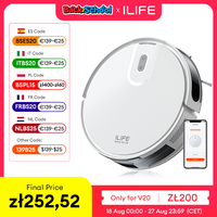ILIFE V20 Robot Vacuum Cleaner, 5000Pa suction, SOF LiDAR Smart Navigation, APP Control, Customizable cleaning, Self charging
