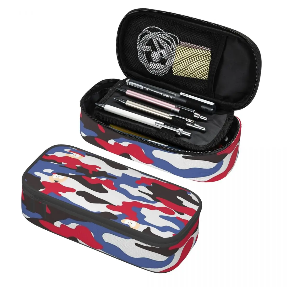 

Stan Marsh Camo Camouflage Pencil Case South-Parks Cartoon Pencil Pouch Pen Kids Pencil Bags Students School Cosmetic Stationery