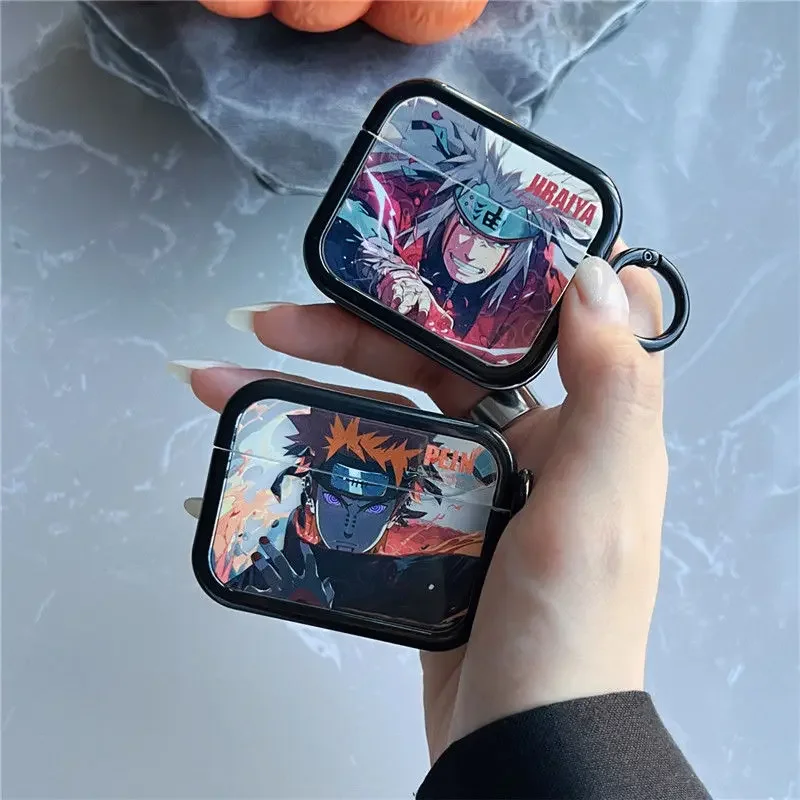 Anime Naruto Jiraiya Payne Itachi Apple Airpods pro2 protective cover 2/3 generation wireless Bluetooth headset shell for men