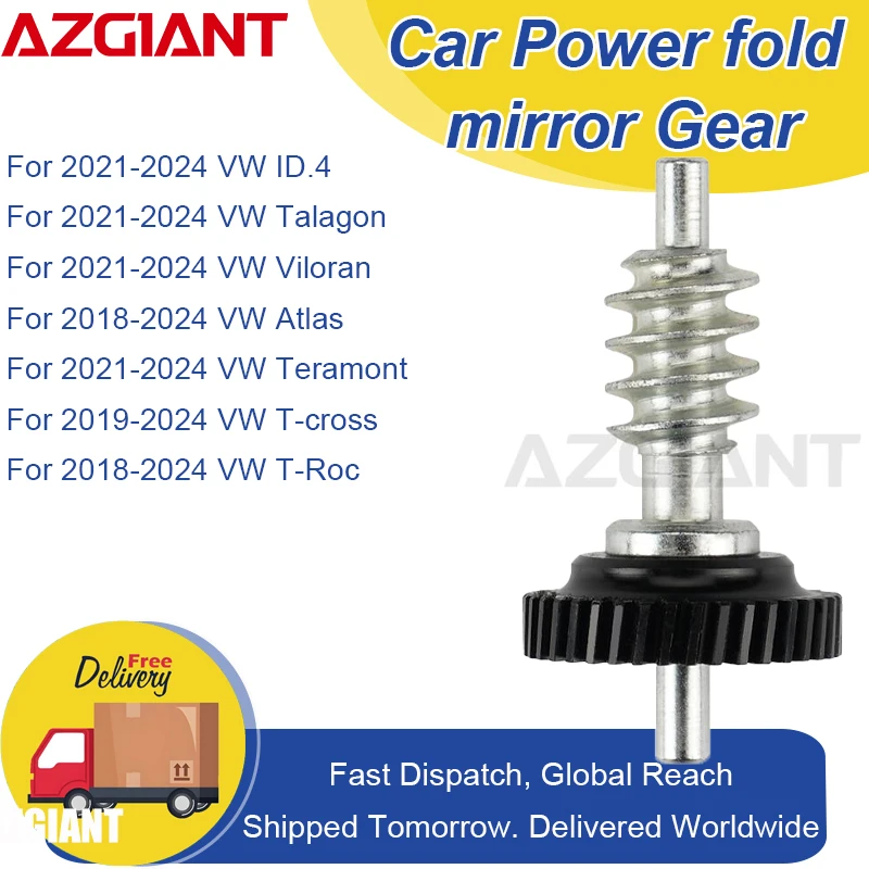 Agiant Car Rearview Mirror Folding Side Mirror Motor Gear Assembly For VW ID.4/Talagon/Viloran/Atlas/Teramont/T-cross/T-Roc