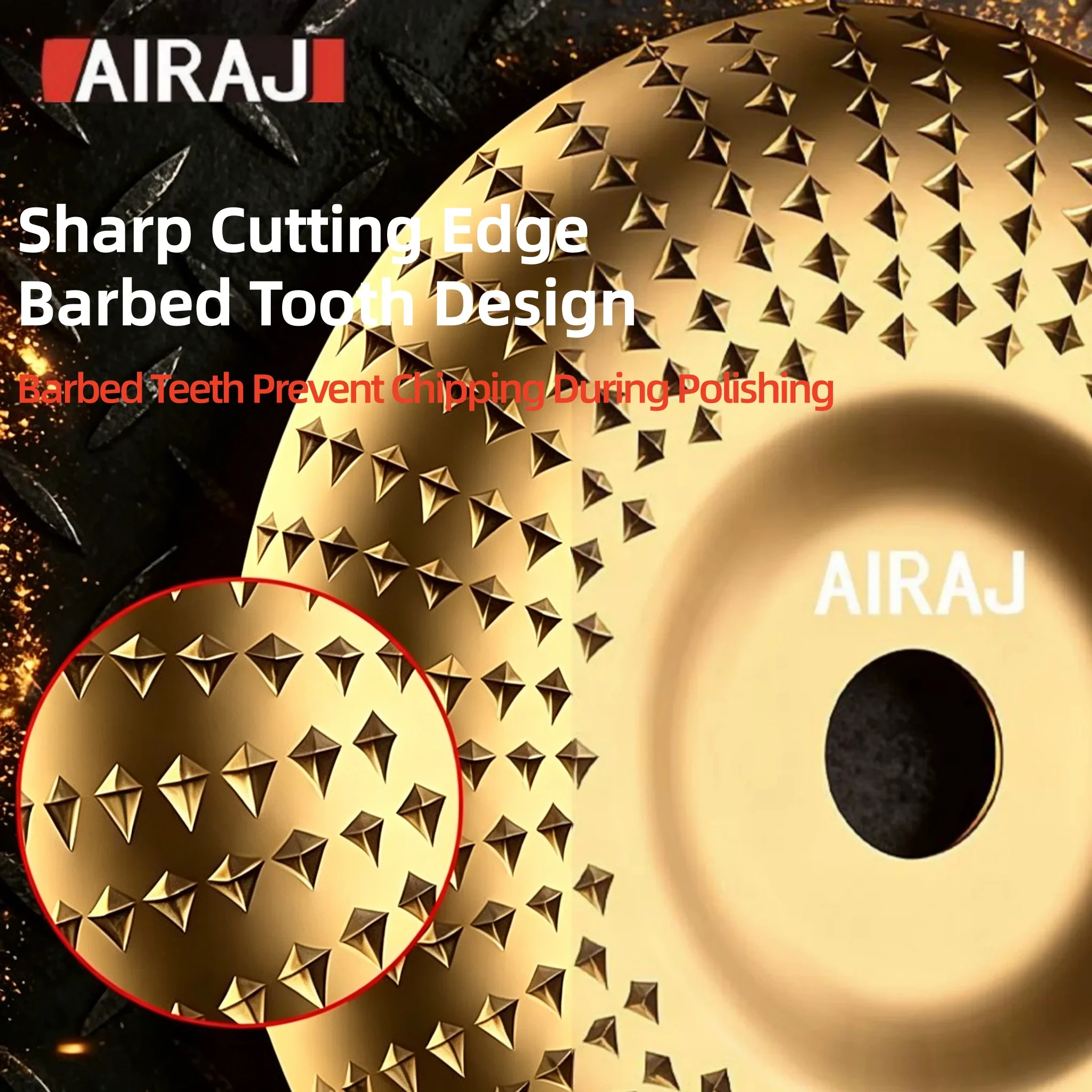 3/4/5pcs Wood Sanding Disc Multifunctional Carving Wheel Sharp Barbed Teeth Design For Wood Engraving Root Craft Polishing Work