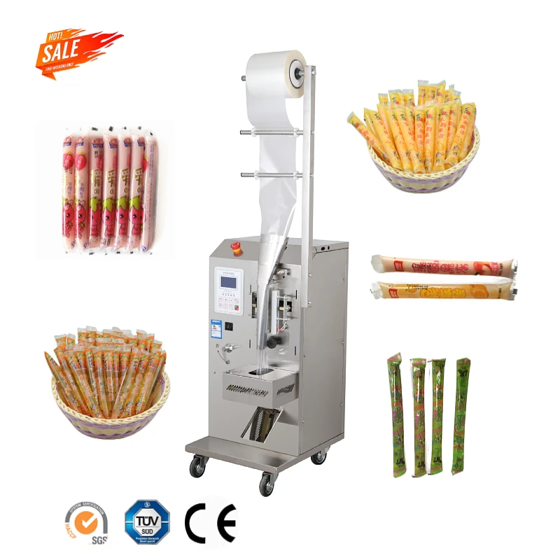 Low Price Automatic Ice Sucker Popsicle Filling Packaging Machine Ice Pop Ice Candy Packing Machine