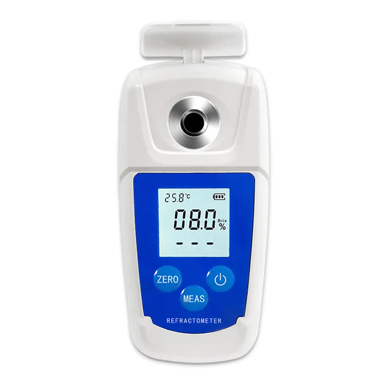 High Precision 0-55% Digital Brix Refractometer Brix Meter Automatic Temperature Compensation Refractive Index Sugar Content Tes