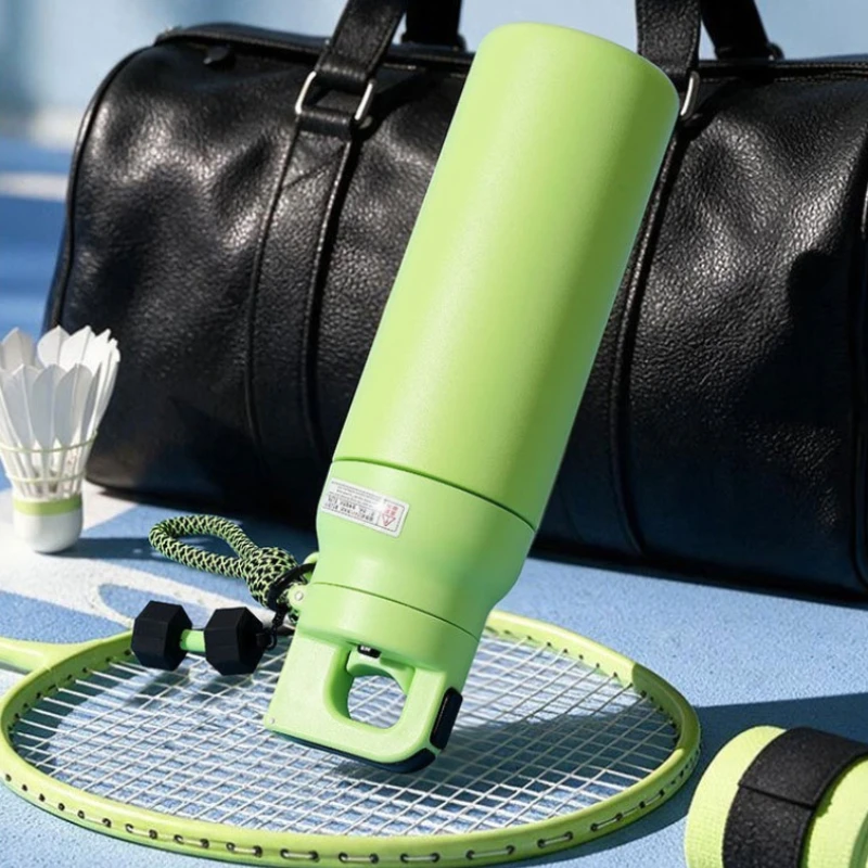 JUSTINLAU Insulated Bottle 316 Stainless Steel Straw Cup One-Click Quick Open Vacuum Tumbler Portable Cycling Sport Water Bottle