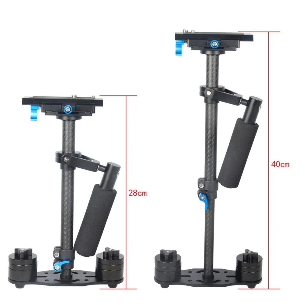 Camera stabilizer S40T carbon fiber steadycam 5D2 handheld steadicam DSLR mini Rig video steadicam glidecam for Nikon Canon