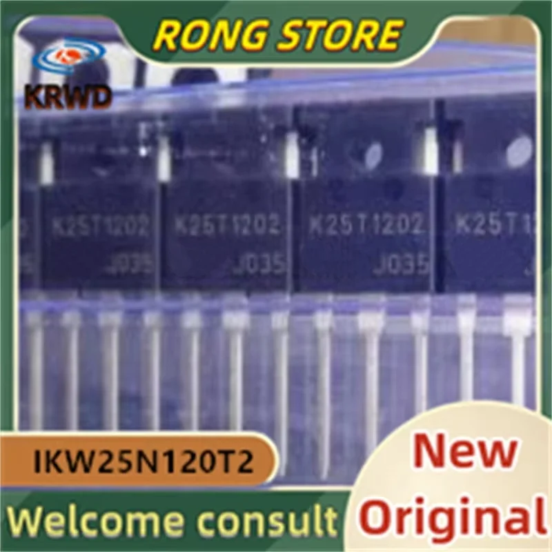 (5PCS) K25T1202  New and Original Chip IC IKW25N120T2  25N120T2  TO-247