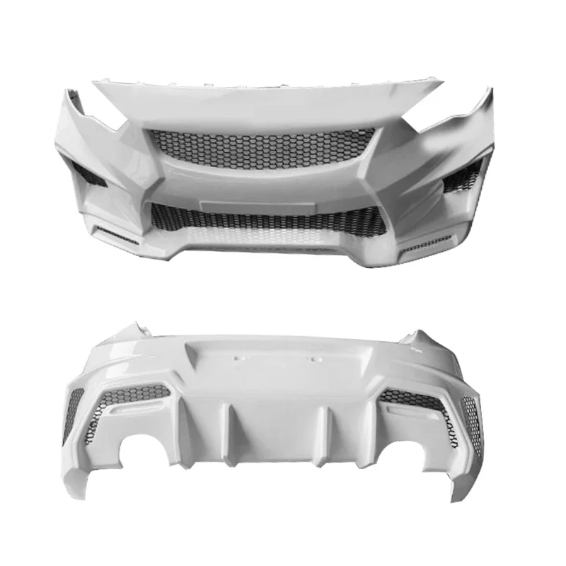For Hyundai Verna 2016-2018 Modified Ex Type Front Bumper Rear Bumper Hot Sell Car Body Kits  Other Auto Parts Two Styles