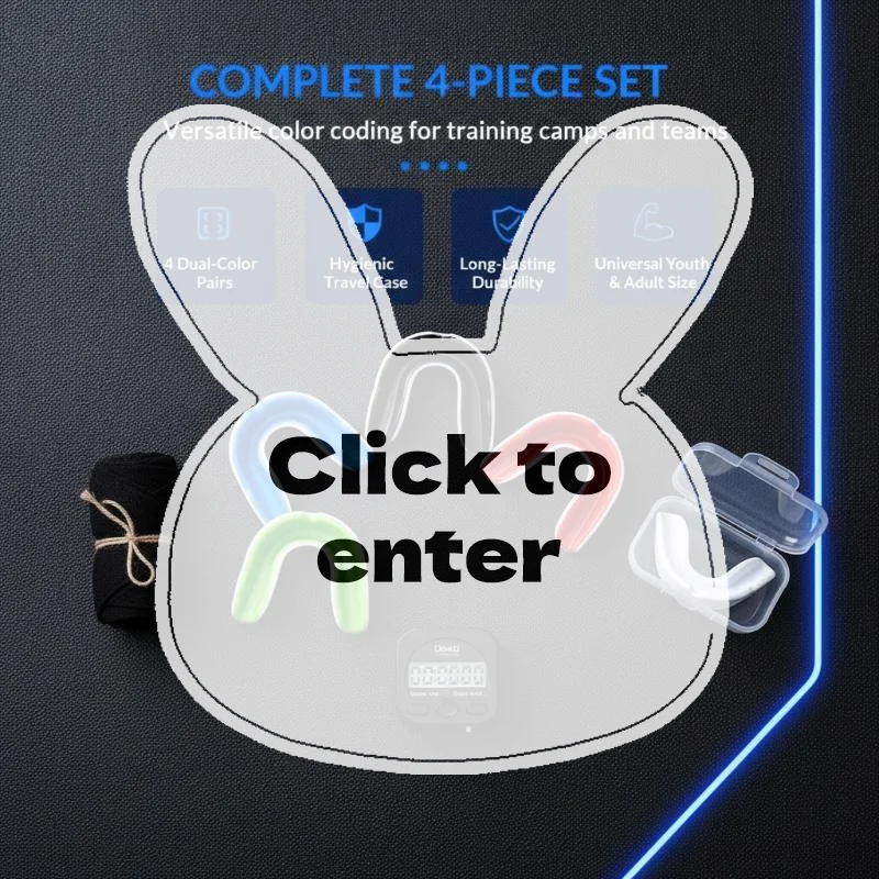 4Pcs Sports Dental Mouth Guards Soft Comfortable Teeth Protector for Boxing Taekwondo Sanda Basketball Training
