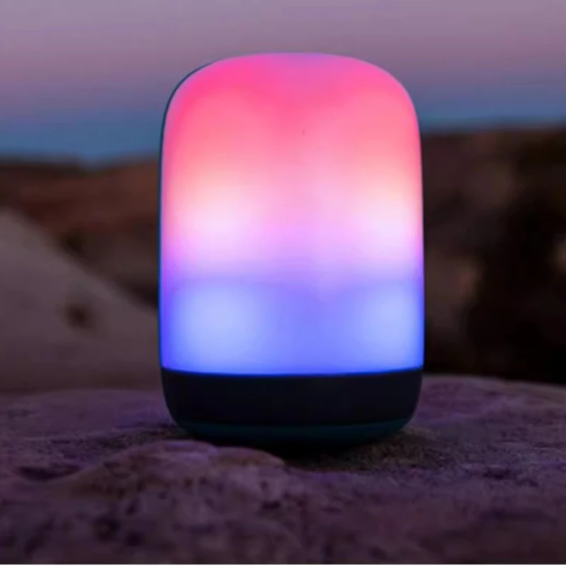 Luz ambiental para acampar al aire libre Banco de energía multifuncional Batería de larga duración Luz de campamento con brillo alpino