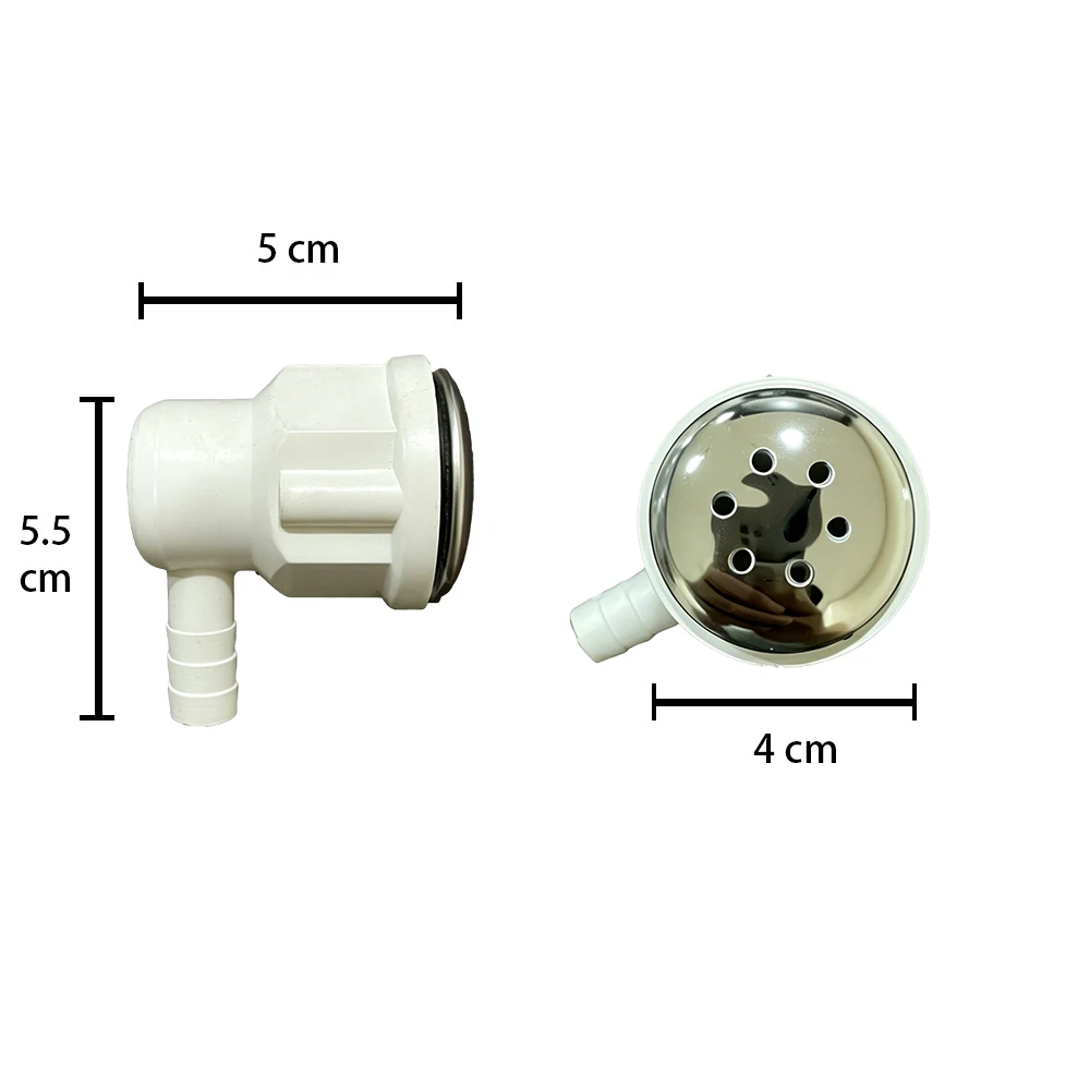 1/2PCS Spa 6-hole Jet Bath Nozzle Plastic Jet Bath Nozzle Replacement Part Bathtub Spa Air Bubble Jet For Hot Springs,bathtubs