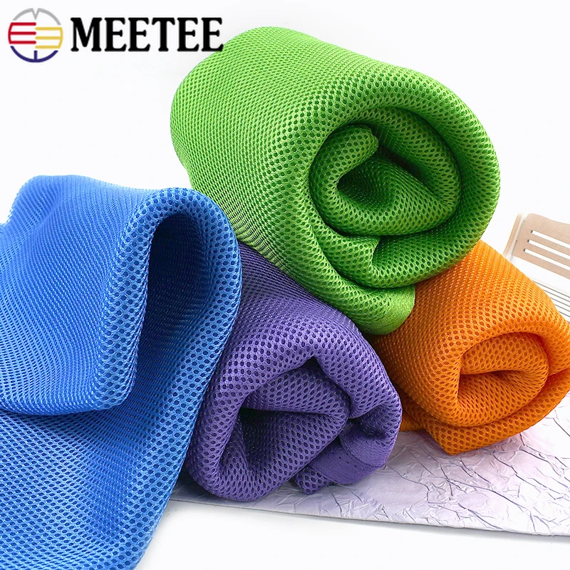 

50*150cm Sewing Fabric Seat Cover Three Layer Mesh Elastic Breathable Cloth Clothes Sofa Backpack Fabrics DIY Home Accessories
