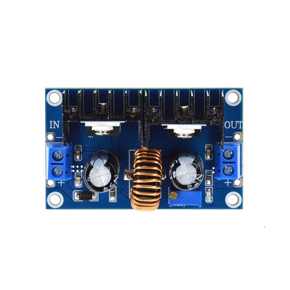 LED Digital Voltmeter PWM Adjustable 4-36V To 1.25-36V Step-Down Board Power Supply Module XL4016 8A 200W DC-DC Buck Converter