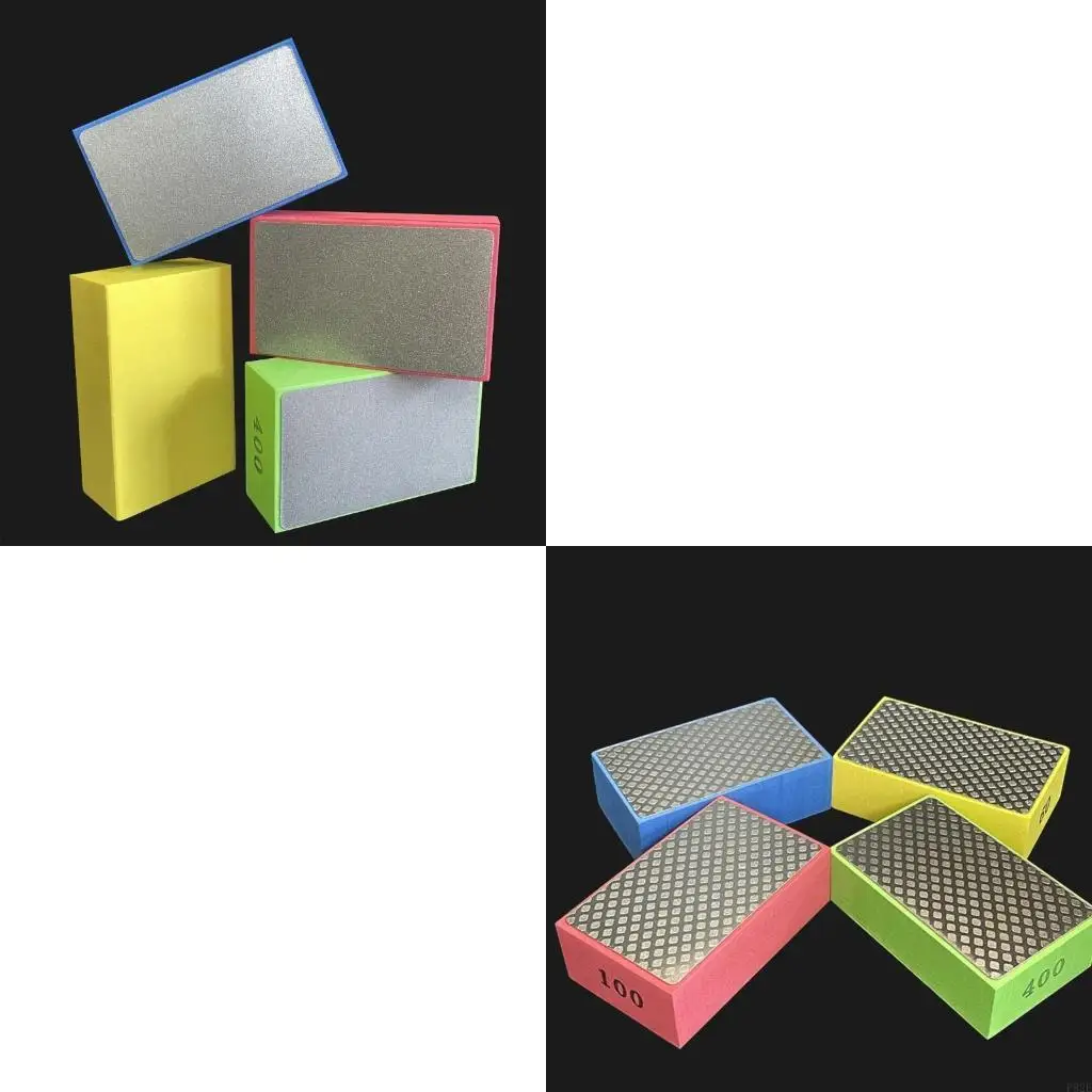 

P82E Diamond Hand Pad Black Shart Glass Scleding Posiling Pading Block