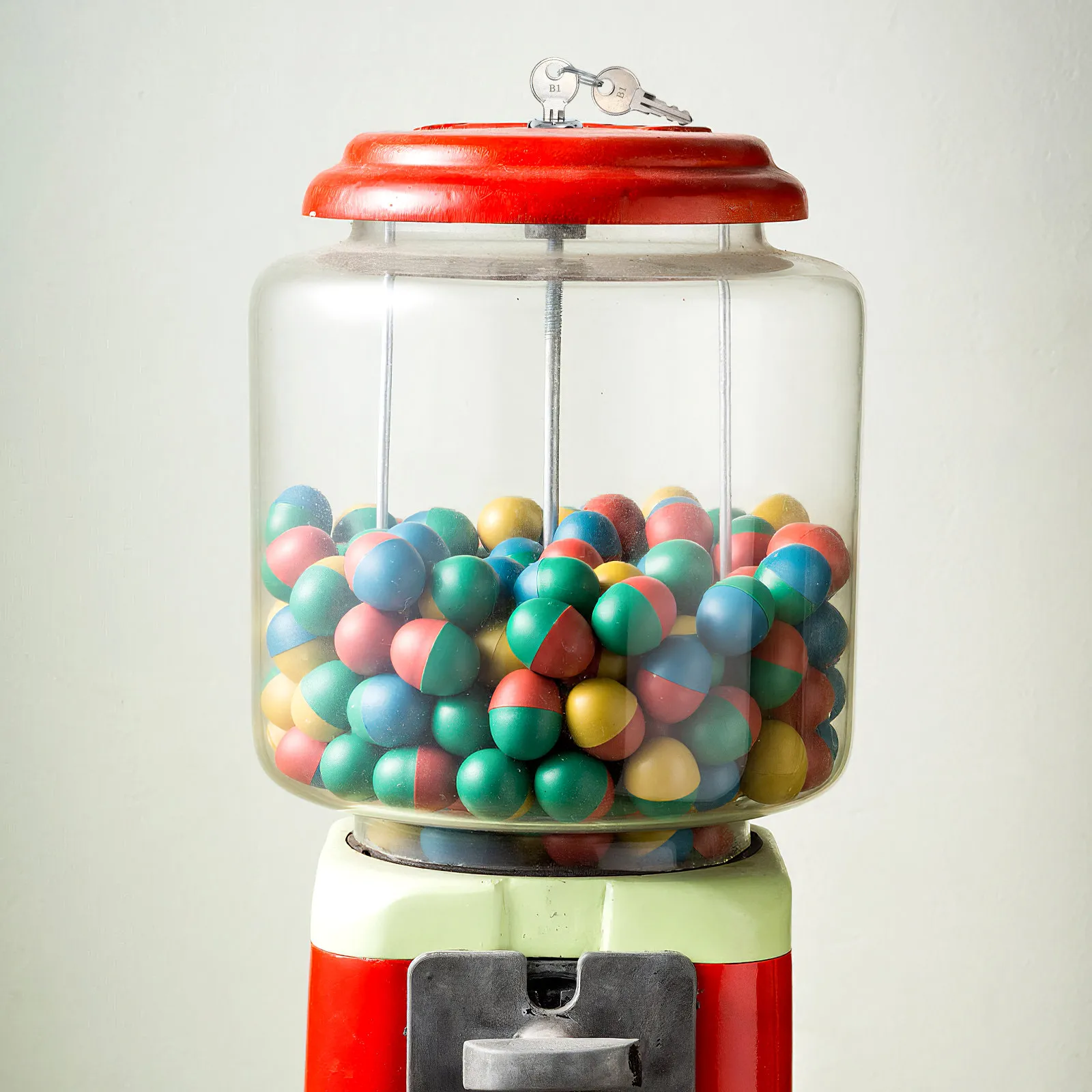 

1 Set Vending Machine Lock & Key Assembly - Secure Metal Lock Replacement Spare Part for Gumball Machines & Candy Dispensers