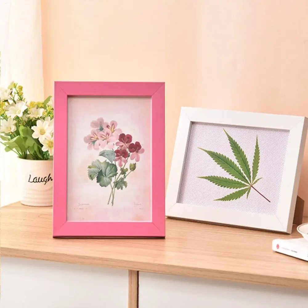 INS Colorful Photo Frame Drawings Handcraft Picture Frame Multi Size DIY Display Holders Home