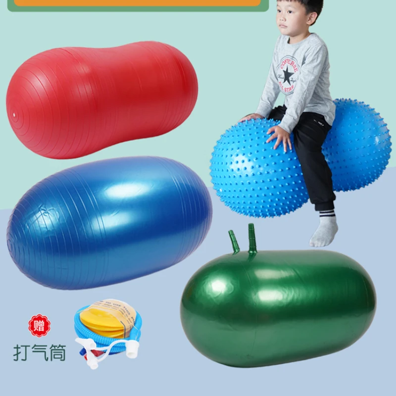 Capsule Horn Peanut Balls Child Sense Training Equipment Kindergarten Yoga Fitness Large Balance Rehabilitation Toys