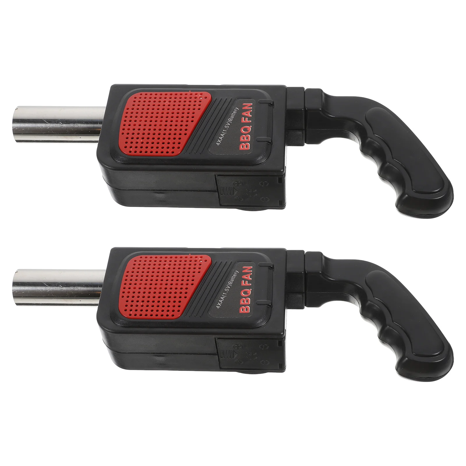 

2Pcs Electric Bbq Blower Fire Fan Portable Handheld Charcoal Starter Vacuum Blower Outdoor Cooking Camping Fire Bellows Fan