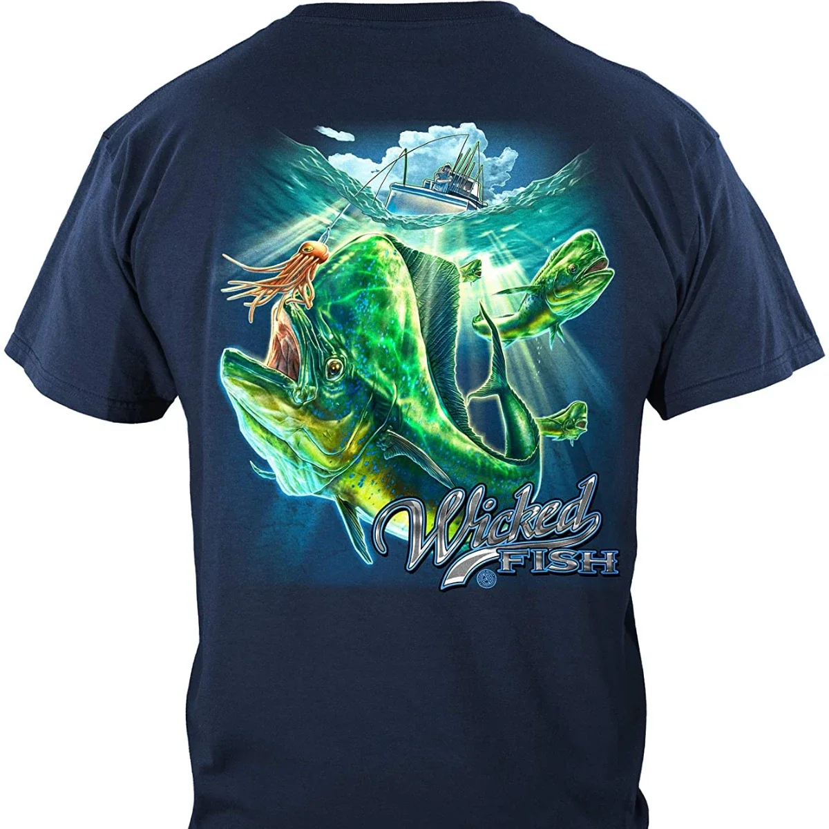 

Mahi Mahi Fish Fishing. Fashion Design Fisherman Gift T-Shirt Summer Cotton Short Sleeve O-Neck Men's T Shirt New S-3XL