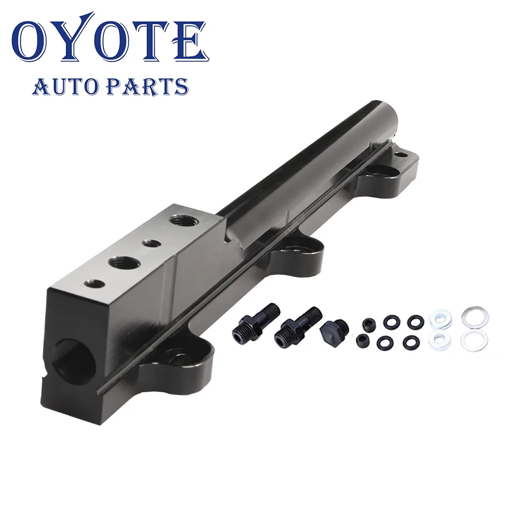 Топливная шина OYOTE высокого объема подходит для Honda Civic 1996-2000 D16Y7 D16Y8 красный/черный