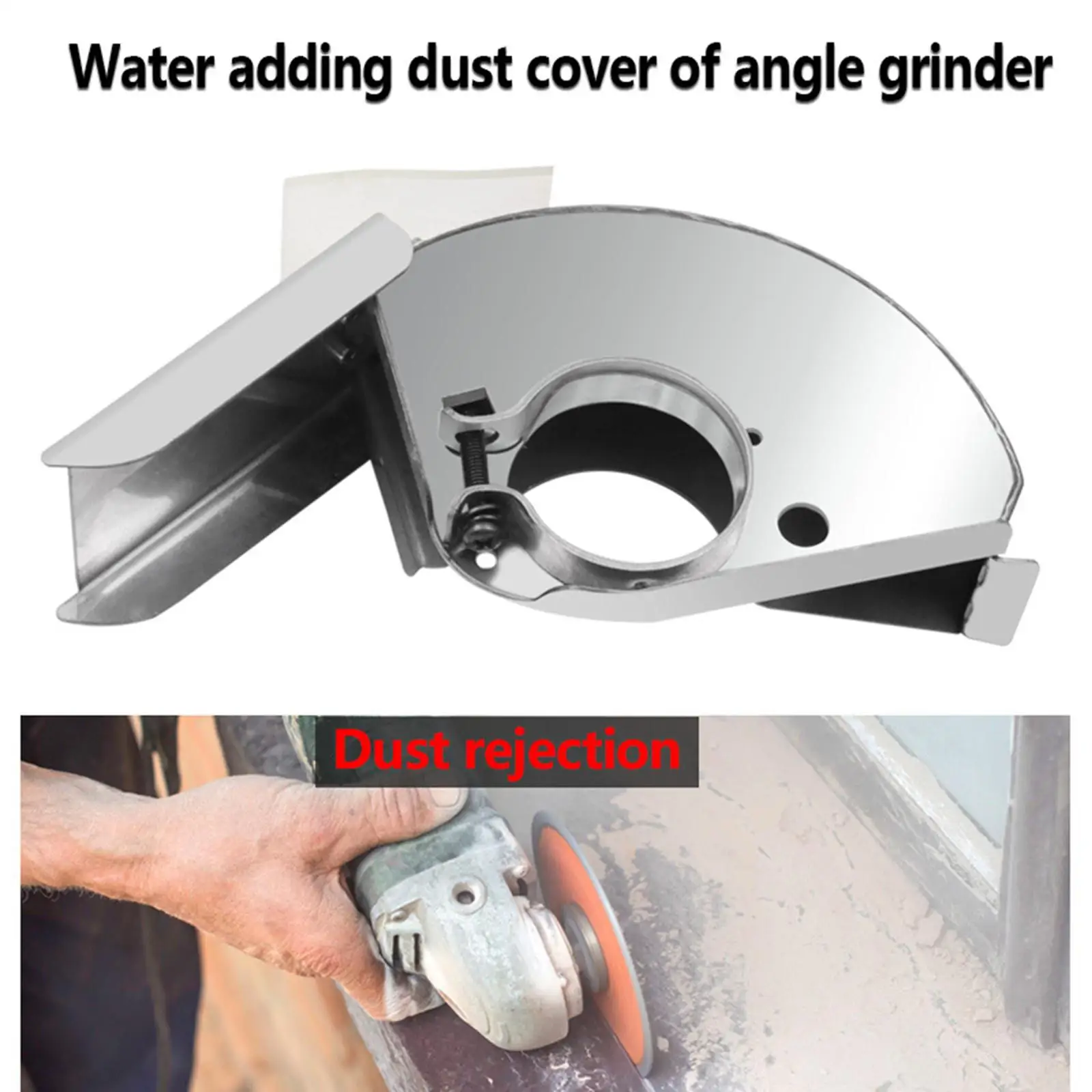 120X43mm Angle Grinder Set Water Cutting Machine Base Cover Dust Collecting Guard Dust Shroud Protecter Cover