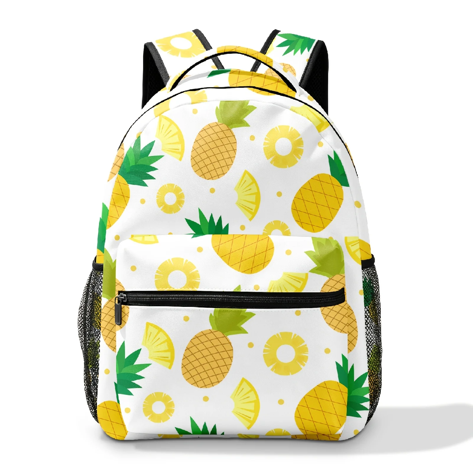 

1pc of and Stylish Design, Fully Printed Pineapple Pattern Backpack with Fresh and Eye-catching Color Combinations