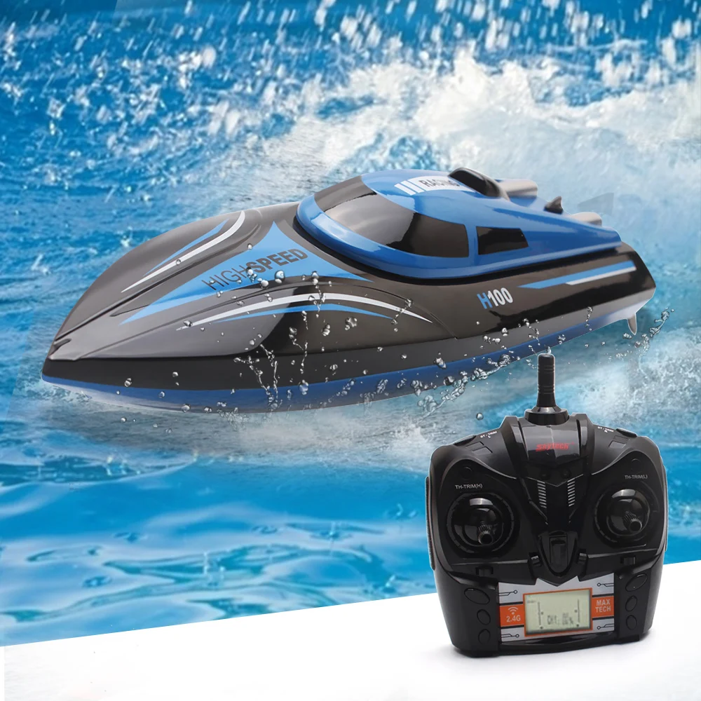 Skytech H100 2.4G Remote Controlled  180° Flip 20KM/H High Speed Electric RC Boat