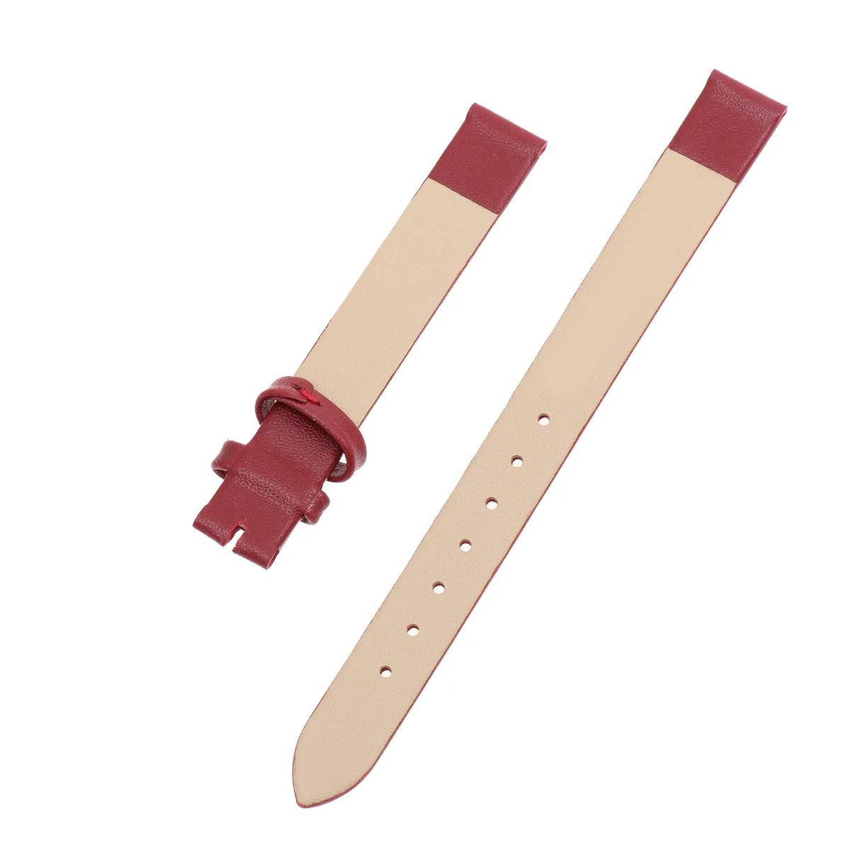

Watch Band 6Mm White Replacement Strap for Men Women Comfortable Soft Waterproof Sweat Resistant Fashionable Elegant
