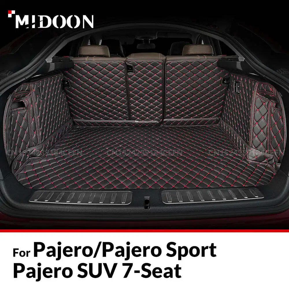 

Для Mitsubishi Pajero Sport Pajero SUV 7-местный авто полное покрытие коврик для багажника автомобильный защитный коврик грузовой вкладыш аксессуары для интерьера