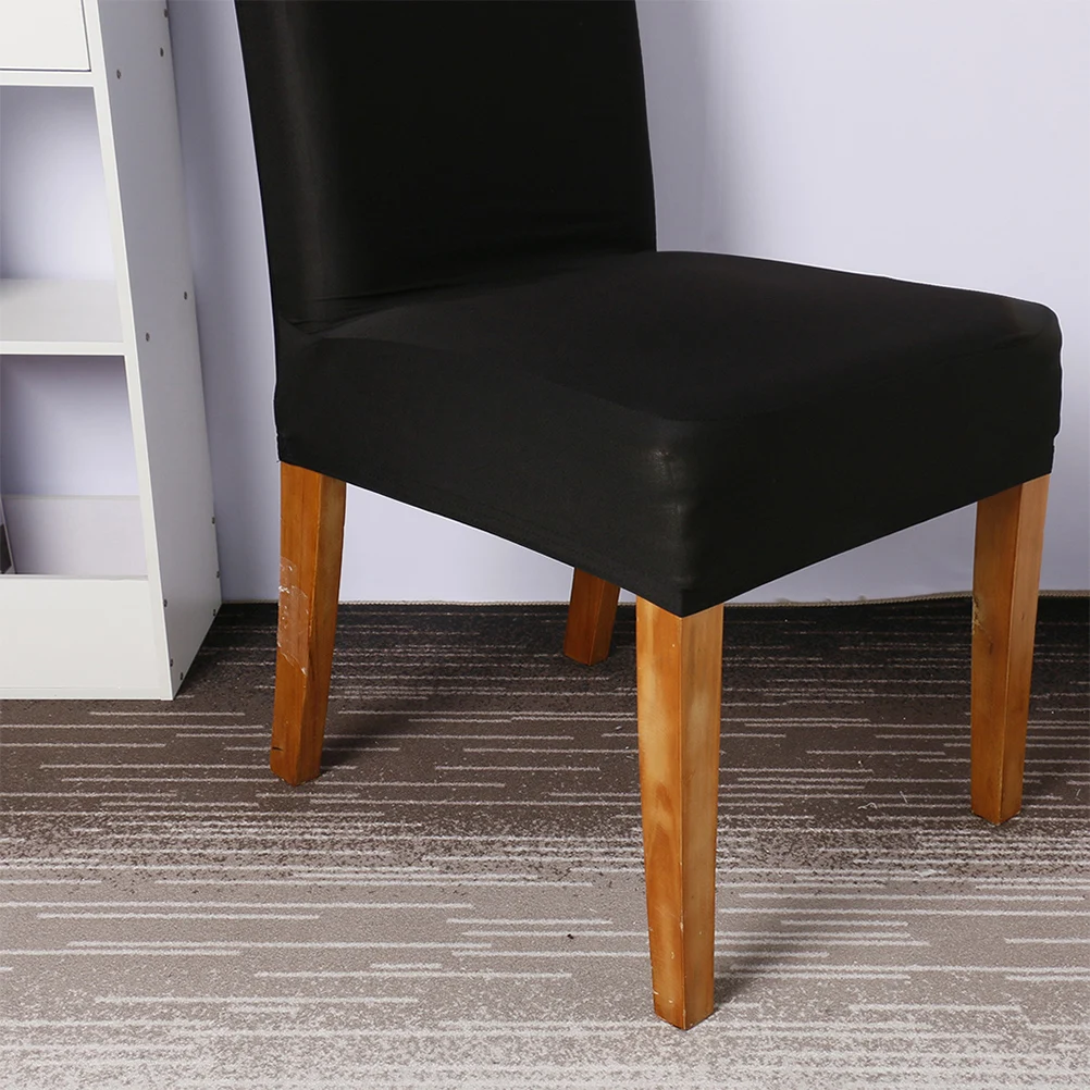 

Dining Chair Cover Removable Elastic Silk Protector Stretchable Wrinkle Resistant No Ironing Furniture Protector Sofa