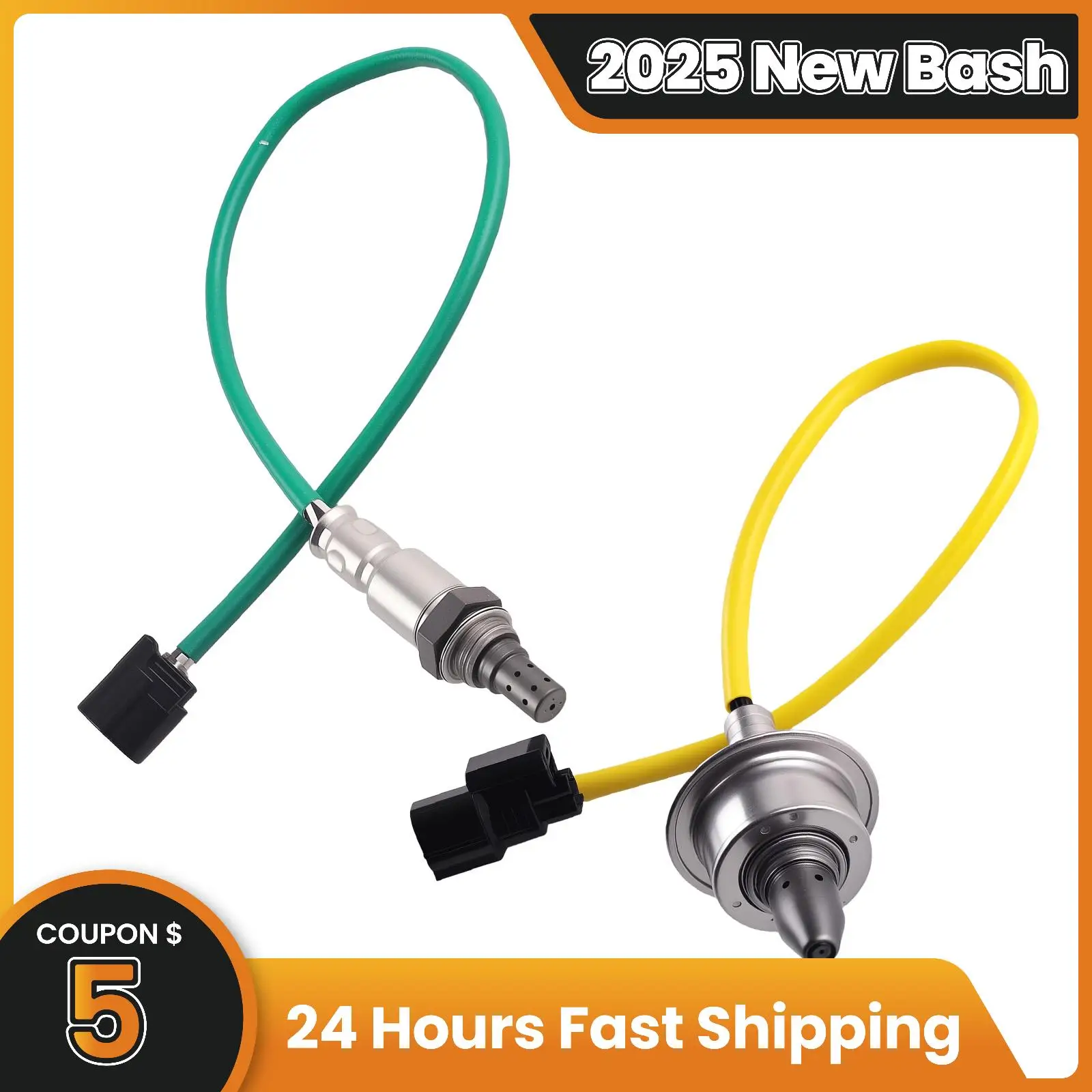 

2PCS O2 Oxygen Sensor Up+Down For Honda CR-V 2.4L 2012-2013 234-9118 234-9118