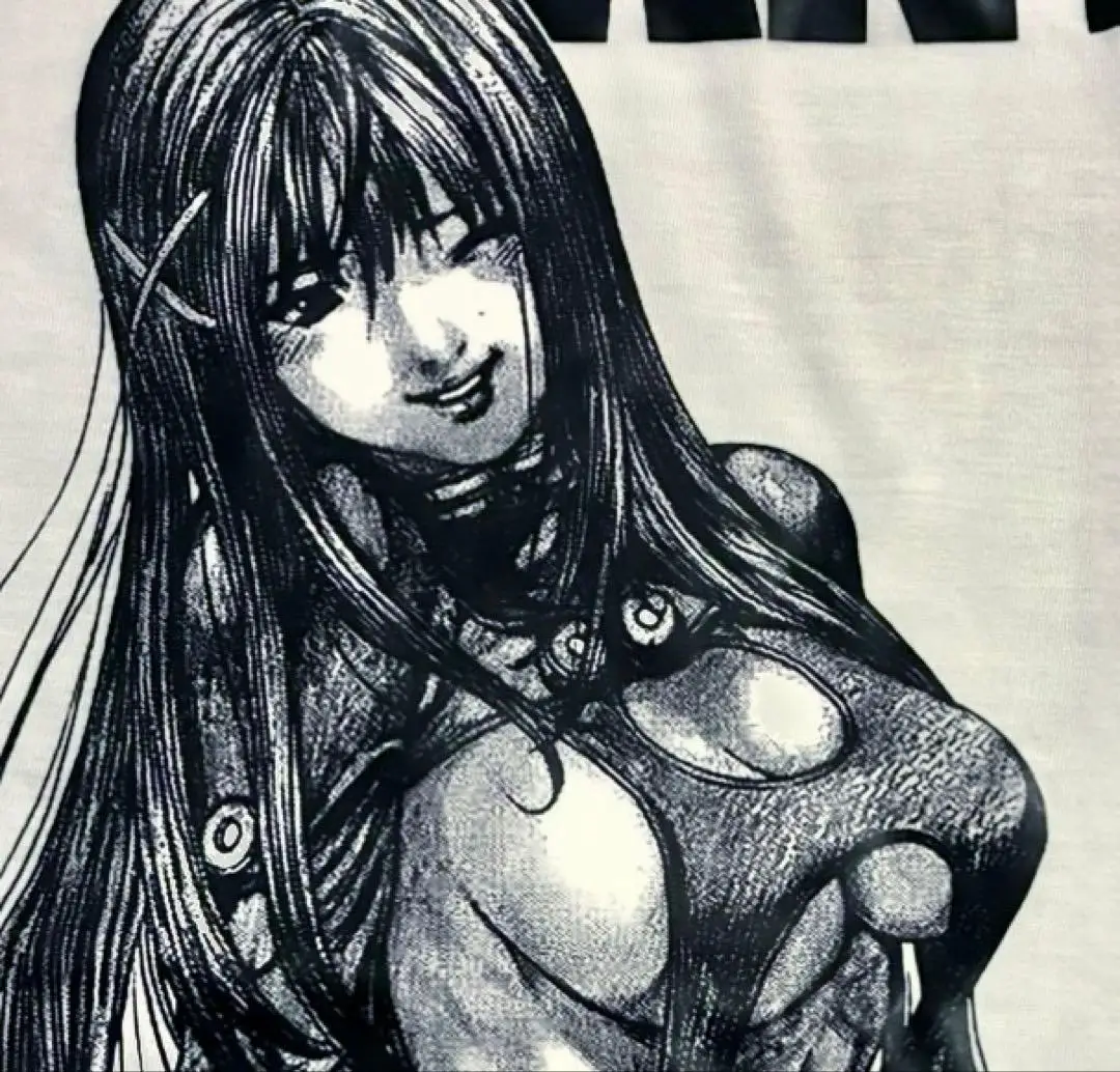Gantz Anime Reika Shimohira Manga Grafik-T-Shirt aus Baumwolle, für Herren und Damen, Streetwear-T-Shirt. – Detail 4