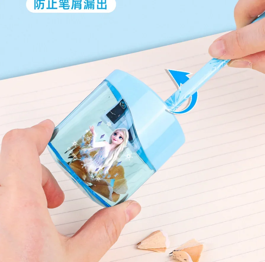 مبراة أقلام رصاص كرتونية من فروزن إلسا بفتحة واحدة أداة تقطيع أقلام رصاص أدوات مكتبية للطلاب مستلزمات مكتبية مدرسية بسيطة