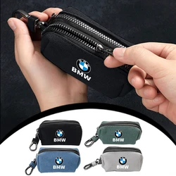 Men Wallet Car Logo Coin Purse Zipper Male Money Bag For BMW X1X2X3X4X5X6X7 G30 G20 G32 F40 F30 F10 F48 F49 E90 E60 E46 E70 E87