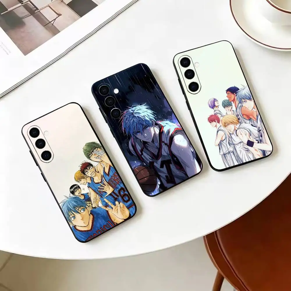 Youth & Passion Kuroko's Basketball Black Soft Silicone Phone Case for Samsung Galaxy A73, A42, A72, A70, A53, A52, A51
