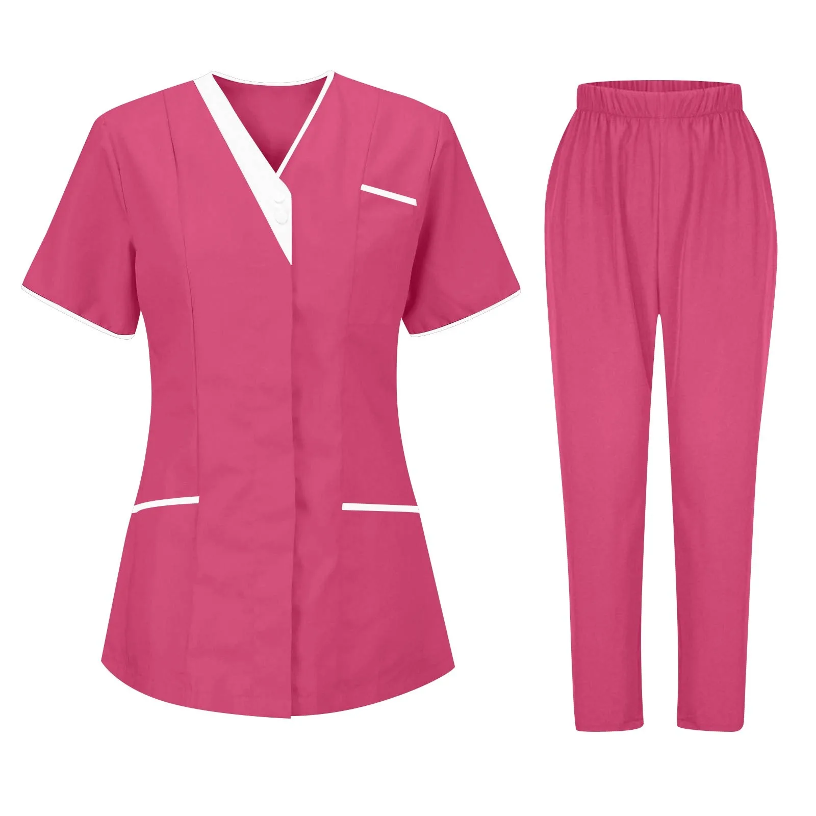 Accesorios hospitalarios, ropa de trabajo para médico y dentista, conjunto de ropa de trabajo, pantalones superiores de Spa, venta al por mayor, uniforme médico para quirófano