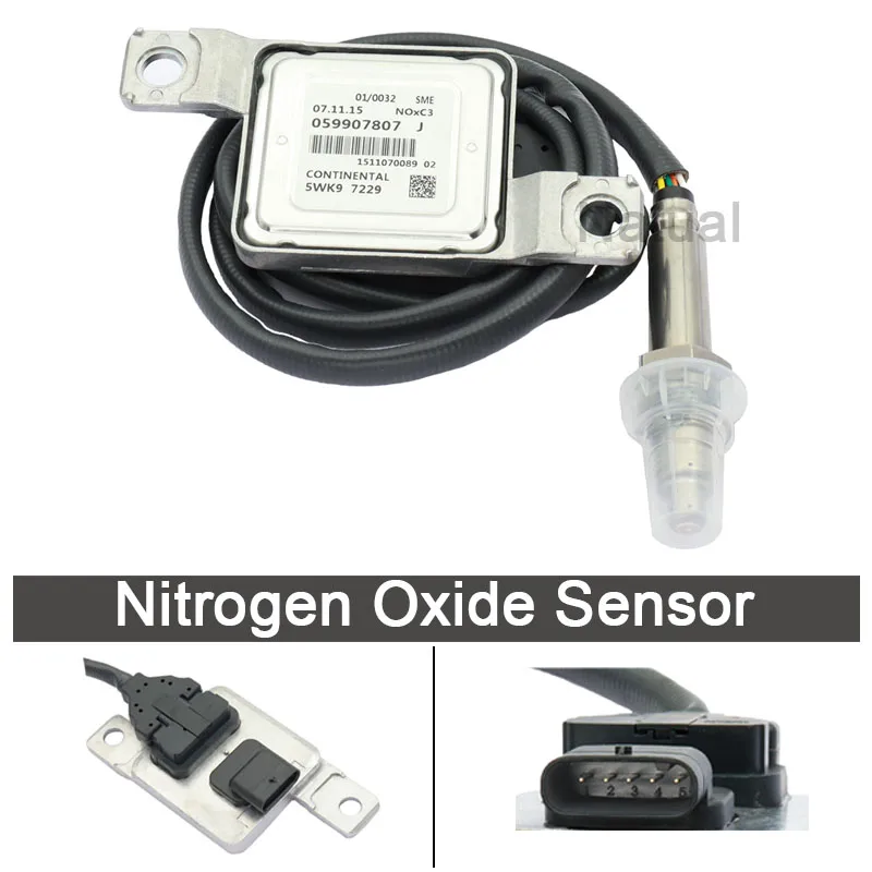 Nox Sensor 059907807J 059 907 807 J Nitrogen Oxide Sensor For VW Touareg Audi Q7 Porsche Cayenne 3.0L 5WK97229 5WK9 7229