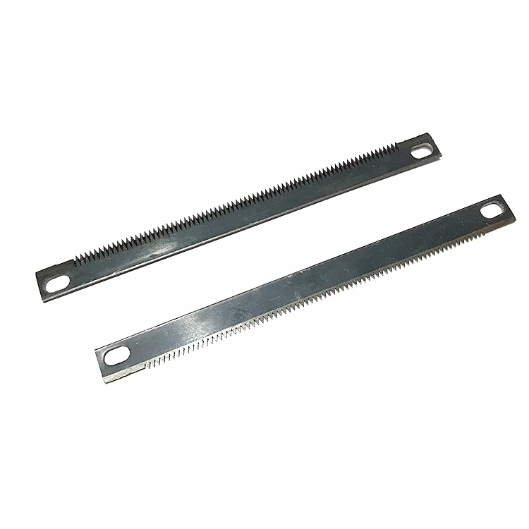 10 Pcs Vertical Packing Machine Cutting Blade Fine Tooth Blade 185x15x1.5mm Serrated Tools Knives Packing Machine Knife