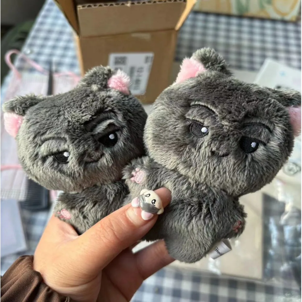 EN Nimalz Nimalz Plush Gifts 10cm Black Cat Jay Plush Keychain Plush Jay Stuffed Animals Children