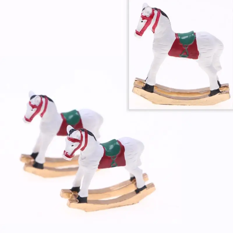 1/12 casa delle bambole in miniatura troie modello giocattolo casa delle bambole mini decorazione natalizia accessori fai da te scena camera da letto prop