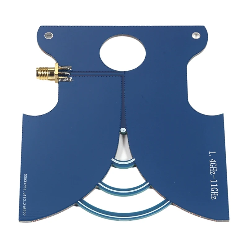 Antena UWB 1400Mhz-11Ghz Antena de banda ultraancha Transmisión de imagen de alta ganancia Posicionamiento TEM SMA Macho