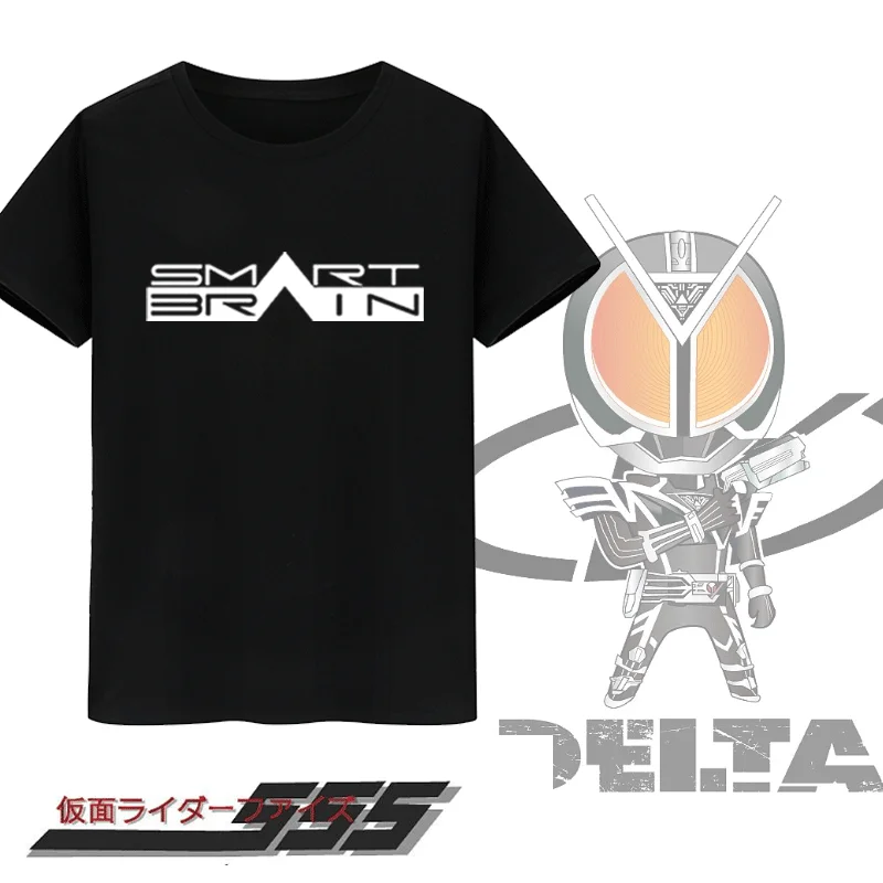 Japan Anime Kamen Rider Faiz Short Sleeve T-shirt Rider Decade Cosplay Unisex T Shrit Soft Casual Loose Summer Tops Streetwear