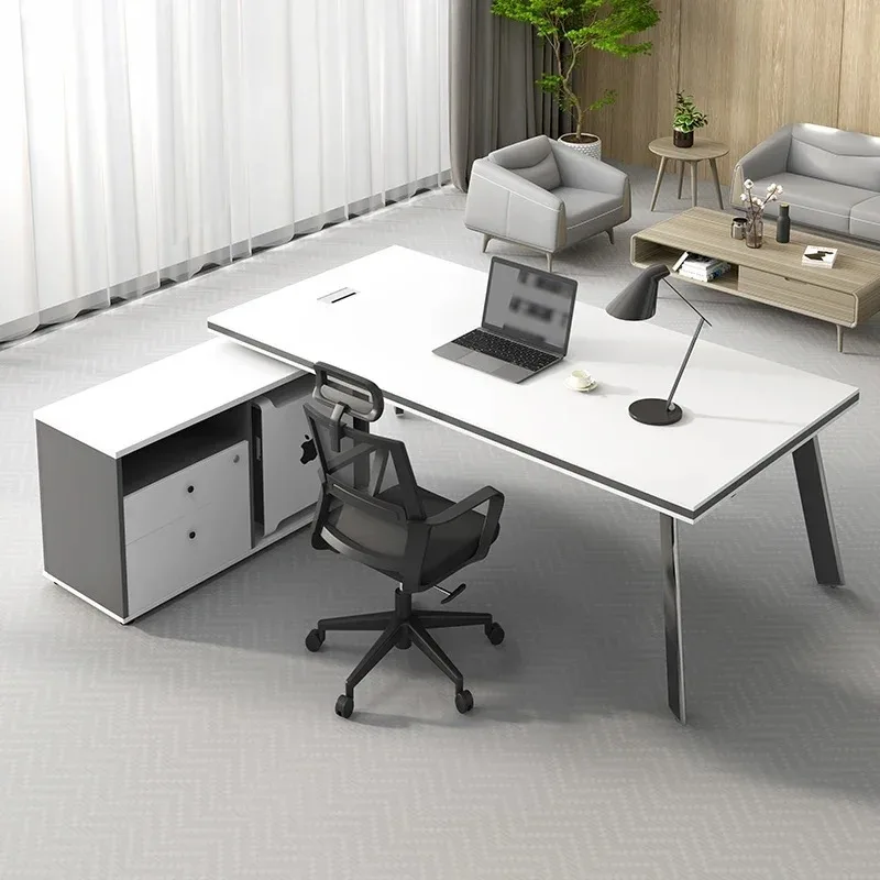 single desk and chair combination simple office desk