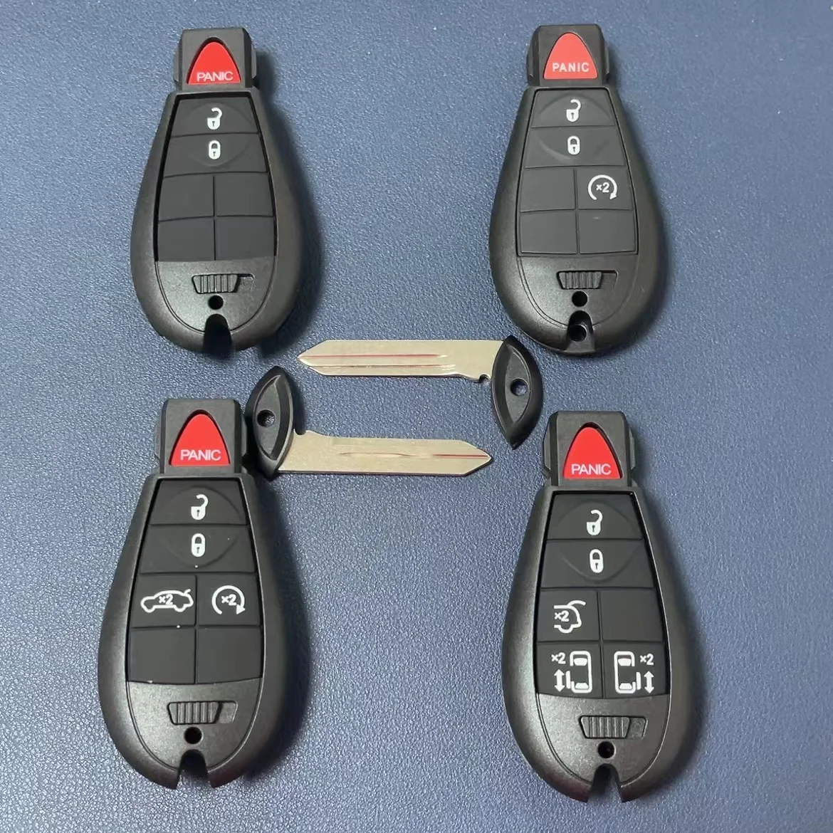 Replacement Smart Remote Key Keyless Fob Case 3+1 4 Buttons Car Key Shell Fob For Chrysler For Jeep Commander Grand Cheroke