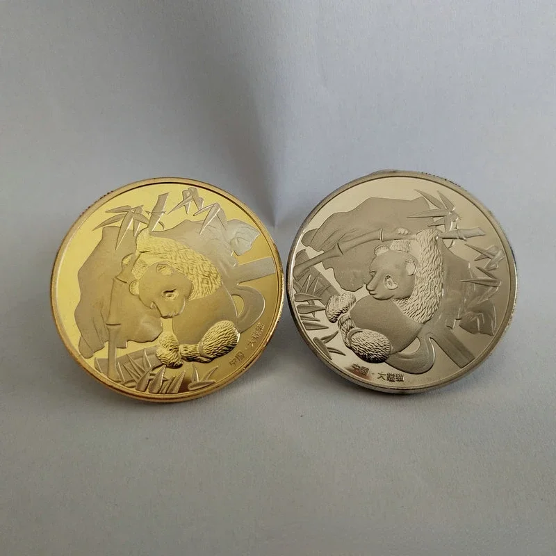 Panda Commemorative Gold Silver Coin