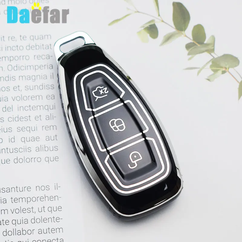 For Ford Focus 3 4 ST Mondeo MK3 MK4 Fiesta Fusion Kuga 2013 2014 2015 2017 TPU Car Remote Smart Key Case Cover Shell Fob